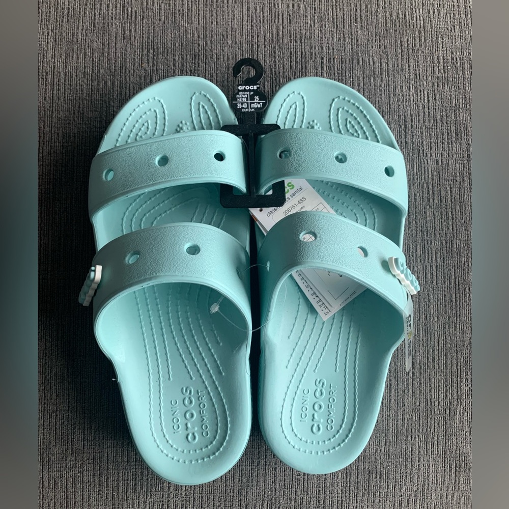 Classic Crocs Sandals M7/W9 Pure Water